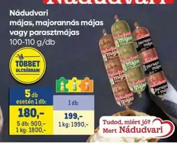 Metro Nádudvari májas, majorannás májas vagy parasztmájas ajánlat