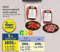 Metro Kaiser ajánlat