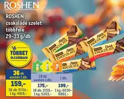 Metro Roshen Csokoládé Szelet Többféle ajánlat