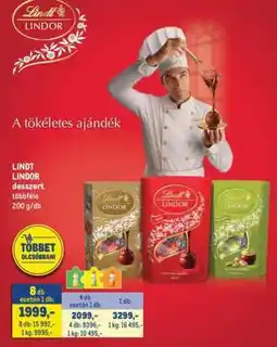 Metro Lindt Lindor desszert ajánlat