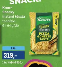 Metro KNORR SNACKY INSTANT TÉSZTA ajánlat