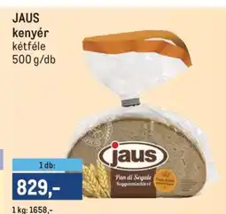 Metro JAUS KENYÉR ajánlat