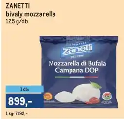 Metro ZANETTI bivaly mozzarella ajánlat