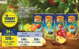 Metro Sió gyümölcsital többféle ajánlat