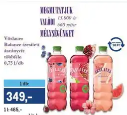 Metro Vöslauer Balance ízesített ásványvíz ajánlat
