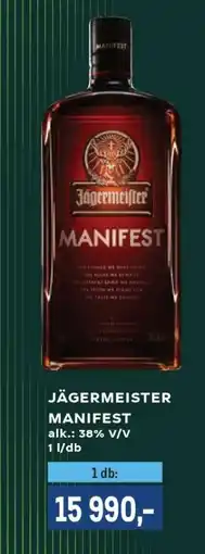 Metro Jägermeister Manifest ajánlat