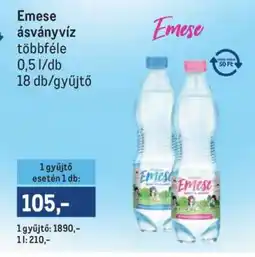 Metro Emese ásványvíz ajánlat