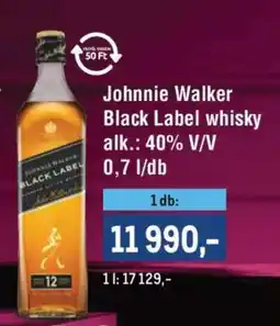 Metro JOHNNIE WALKER BLACK LABEL WHISKY ajánlat