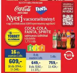 Metro Coca-Cola / Fanta / Sprite ajánlat
