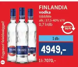 Metro FINLANDIA Vodka ajánlat