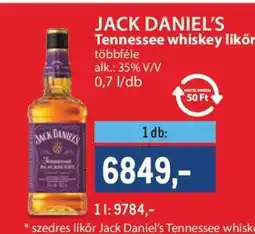 Metro Jack Daniel's ajánlat