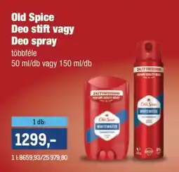 Metro Old Spice Deo stift vagy Deo spray ajánlat