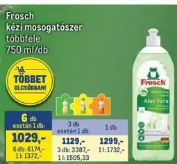 Metro Frosch Kézi Mosogatószer ajánlat
