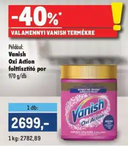 Metro Vanish Oxi Action folttisztító por ajánlat