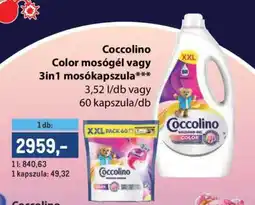 Metro Coccolino Color mosógél vagy 3in1 mosókapszula ajánlat