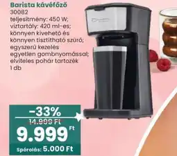 Interspar Barista kávéfőző 30082 ajánlat