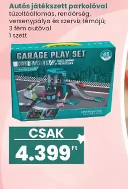 Interspar Autós játékszett parkolóval ajánlat