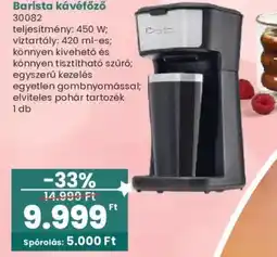 Interspar Barista kávéfőző 30082 ajánlat