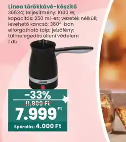 Interspar Linea törökkávé-készítő 36634 ajánlat