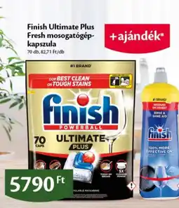 EcoFamily Finish Ultimate Plus Fresh mosogatógép- kapszula ajánlat