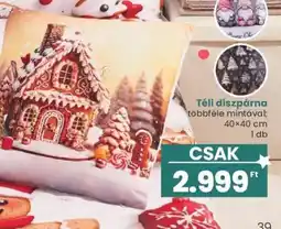 Interspar Téli díszpárna ajánlat