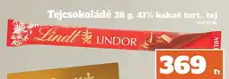 Vil-For Lindt Tejcsokoládé 41% kakaó tart., tej ajánlat