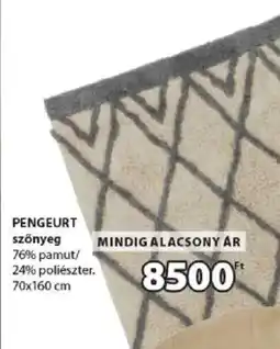 JYSK Pengeurt szőnyeg ajánlat