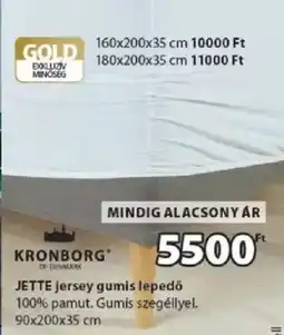 JYSK Jette jersey gumis lepedő ajánlat