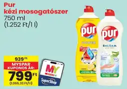 Spar Pur kézi mosogatószer ajánlat