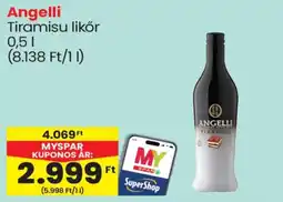 Spar Angelli tiramisu likör ajánlat