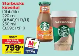Spar starbucks kávéital ajánlat
