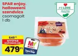 Spar spar enjoy halloweeni szendvics ajánlat