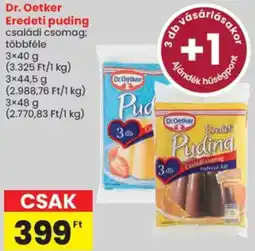 Spar Dr Oetker eredeti pudings ajánlat