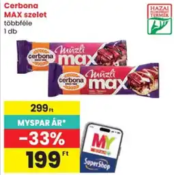 Spar Cerbona müzli max ajánlat