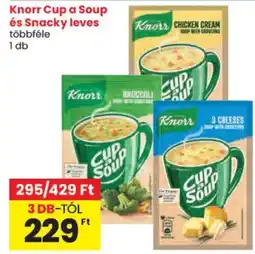 Spar Knorr cup a soup ajánlat
