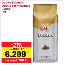 Spar Douwe Egberts Omnia szemes kávé ajánlat