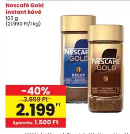 Spar Nescafe gold instant kávé ajánlat
