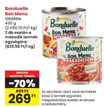 Bonduelle Bon Menu