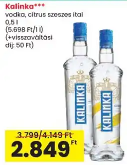 Spar Kalinka vodka ajánlat