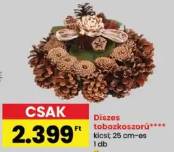 Spar Díszes tobozkoszorú ajánlat