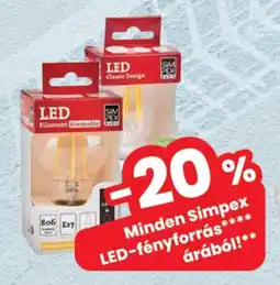 Spar Simpex LED-fényforrás ajánlat