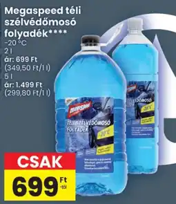 Spar Megaspeed téli szélvédőmosó folyadék ajánlat