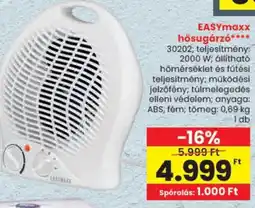 Spar Easymaxx hősugárzó ajánlat