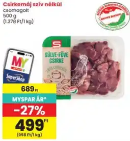 Interspar Sülvé-főve csirke ajánlat