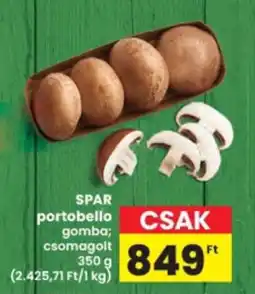 Interspar Spar portobello gomba ajánlat