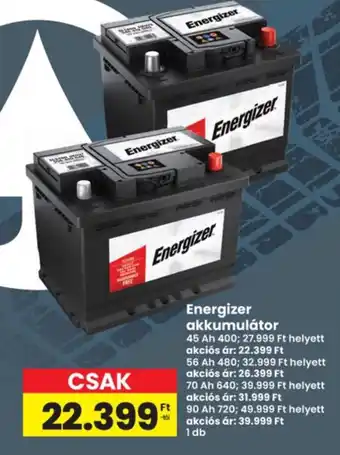 Energizer akkumulátor