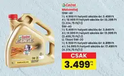 Interspar Castrol motorolaj ajánlat