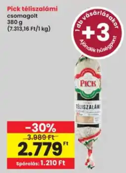 Interspar Pick teliszalami ajánlat