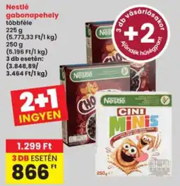 Interspar Nestlé gabonapehely ajánlat