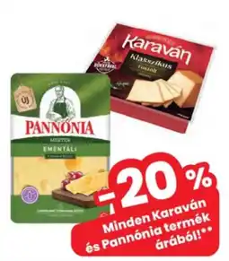 Interspar Karaván és Pannónia sajtok ajánlat